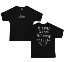 Load image into Gallery viewer, STAY BLESSED FRONT and BACK Men&#39;s Champion T-Shirt