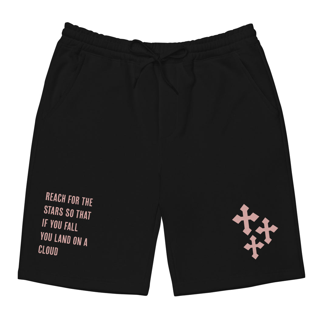 Reach for the stars Men's fleece shorts