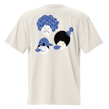 Load image into Gallery viewer, Rich Spirits Front and Back Blue Oversized faded t-shirt