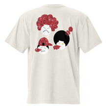 Load image into Gallery viewer, Rich Spirits Front and Back Red Oversized faded t-shirt