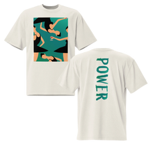 Load image into Gallery viewer, Abstract Fantasy Front and Back Oversized faded t-shirt