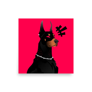 FOR ALL THE DOGS 14 x 14 Photo paper poster