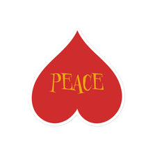 Load image into Gallery viewer, &quot;PEACE HEART&quot; Bubble-free stickers
