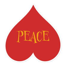 Load image into Gallery viewer, &quot;PEACE HEART&quot; Bubble-free stickers