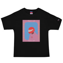 Load image into Gallery viewer, Blonde Motorcycle Helmet Champion T-Shirt