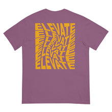 Load image into Gallery viewer, &quot;ELEVATE&quot; FRONT AND BACK garment-dyed heavyweight t-shirt