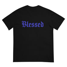 Load image into Gallery viewer, Follow God/Blessed Front and Back garment-dyed heavyweight t-shirt