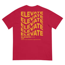 Load image into Gallery viewer, &quot;ELEVATE&quot;2 FRONT&amp;BACK WITH DEFINITION garment-dyed heavyweight t-shirt