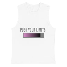 Load image into Gallery viewer, Push your Limits in this Muscle Shirt unique Graphic Art Design to turn heads at the gym.
