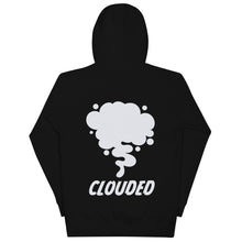 Load image into Gallery viewer, &quot;CLOUDED&quot; FRONT AND BACK Hoodie