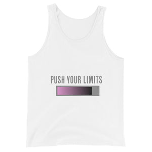 Push Your Limits wearing this Graphic Art Tank Top Design you won't find anywhere else.