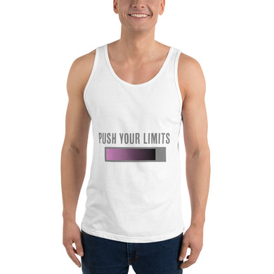 Push Your Limits wearing this Graphic Art Tank Top Design you won't find anywhere else.