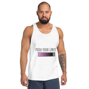 Push Your Limits wearing this Graphic Art Tank Top Design you won't find anywhere else.