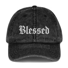 Load image into Gallery viewer, Blessed Vintage Cotton Twill Cap