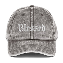 Load image into Gallery viewer, Blessed Vintage Cotton Twill Cap