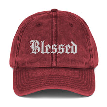 Load image into Gallery viewer, Blessed Vintage Cotton Twill Cap